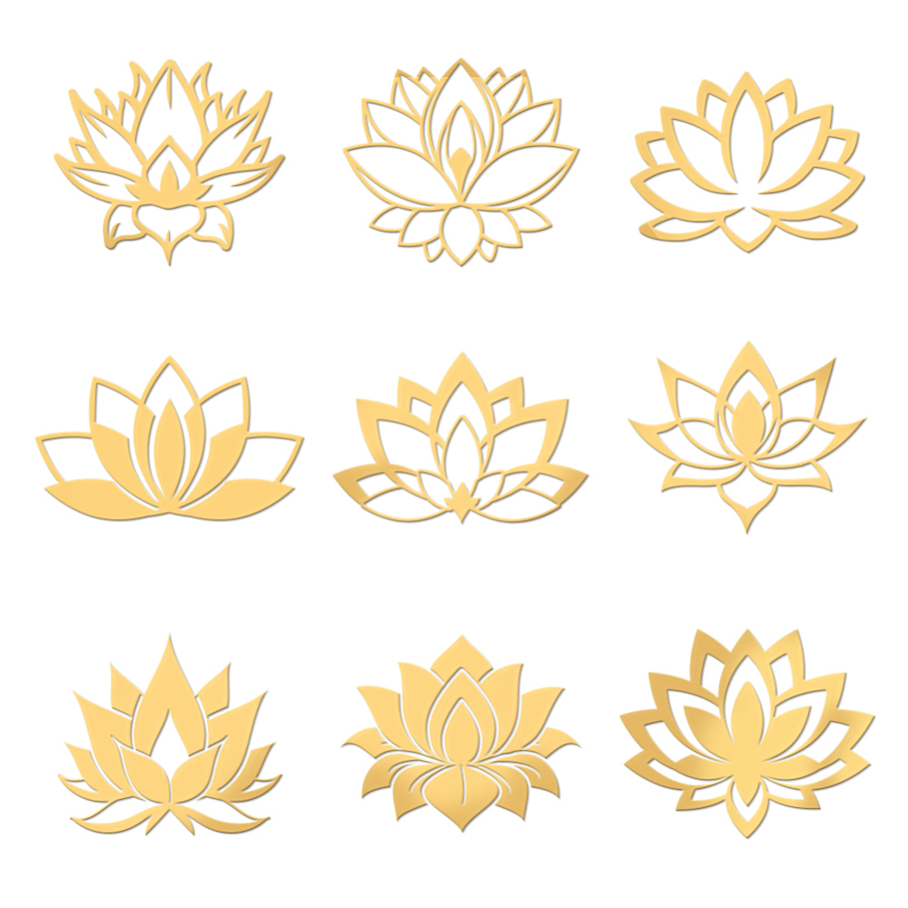 Resin Craft Material - สติกเกอร์ตกแต่งนิกเกิล วัสดุเติมเรซิ่นโลหะ วัสดุเติมอีพ็อกซี่เรซิ่น วัสดุเติมยูวีเรซิ่น สำหรับงานประดิษฐ์ สีทอง