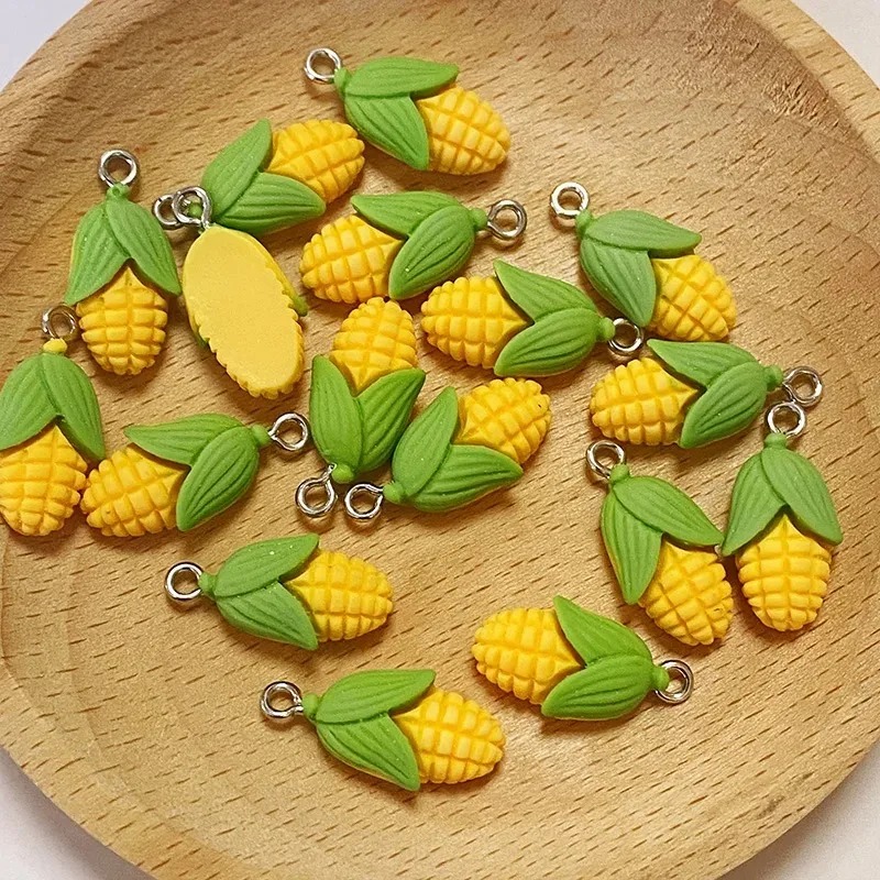 ชาร์มเรซิ่นรูปข้าวโพดและผักขนา - Resin Craft Material บทวิจารณ์และราคา