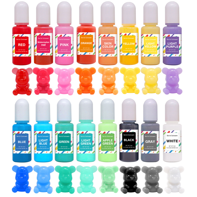 ชุดสีผสมเรซิ่นอีพ็อกซี่ DIY สำ - Resin Pigment Set บทวิจารณ์และราคา