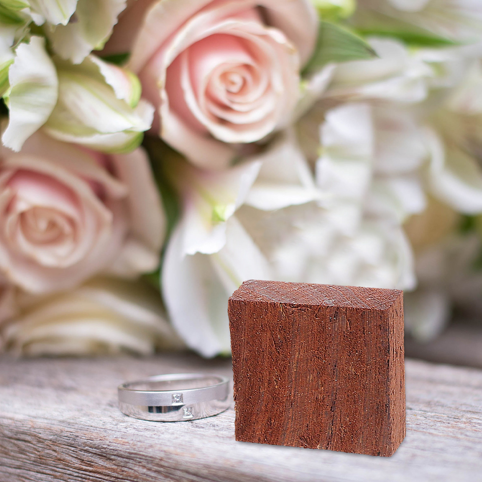 แหวนไม้ทำมือธรรมชาติ 4 ชิ้น วั - Wood Ring Blank บทวิจารณ์และราคา