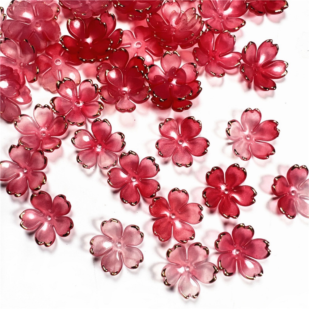 50 ชิ้น/ล็อต ลูกปัดอะคริลิคดอก - Flower Preservation Resin บทวิจารณ์และราคา